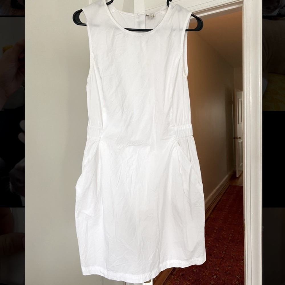 Aritzia white shift dress